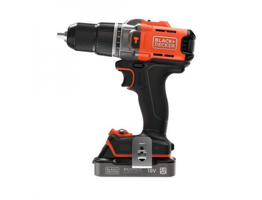 Gręžtuvas BLACK & DECKER BCD383D1XK-QW 18 V 2.0 Ah Ličio baterija