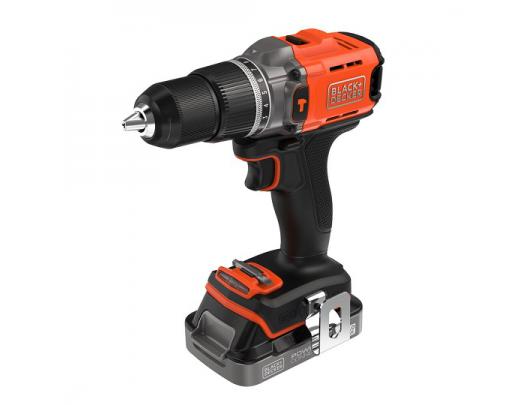 Gręžtuvas BLACK & DECKER BCD383D1XK-QW 18 V 2.0 Ah Ličio baterija