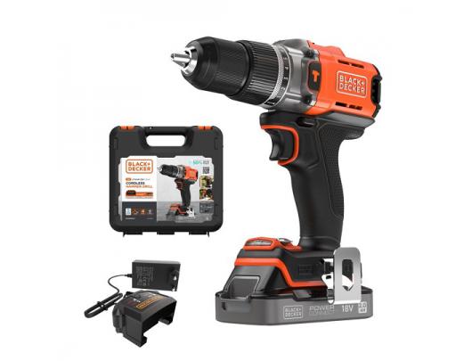Gręžtuvas BLACK & DECKER BCD383D1XK-QW 18 V 2.0 Ah Ličio baterija