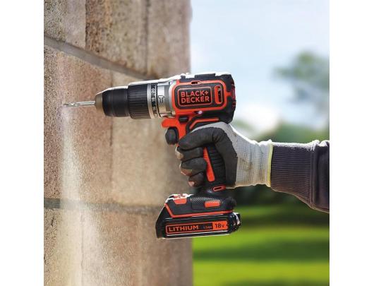 Gręžtuvas Black&Decker BCD383D2XK-QW 18V 2 Baterijos Rinkinys