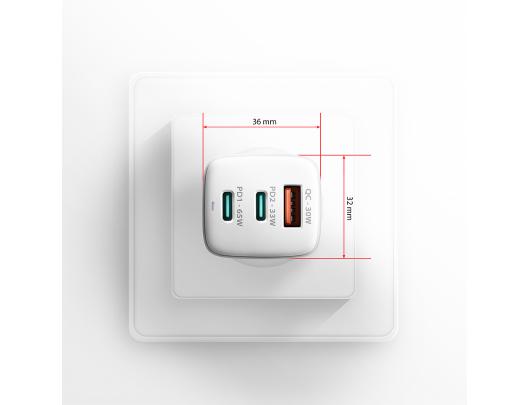 Įkroviklis AXAGON ACU-DPQ65W 65W