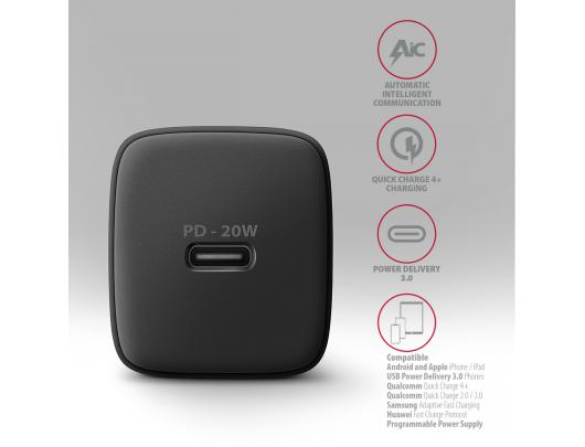 Kroviklis AXAGON ACU-PD20 20W