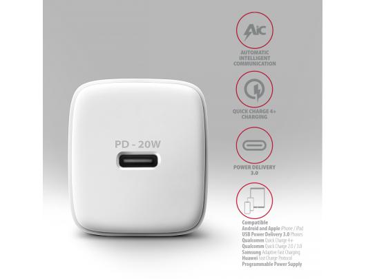 Įkroviklis AXAGON ACU-PD20W 20W