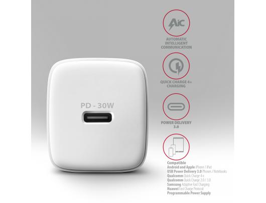 Kroviklis AXAGON ACU-PD30W 30w