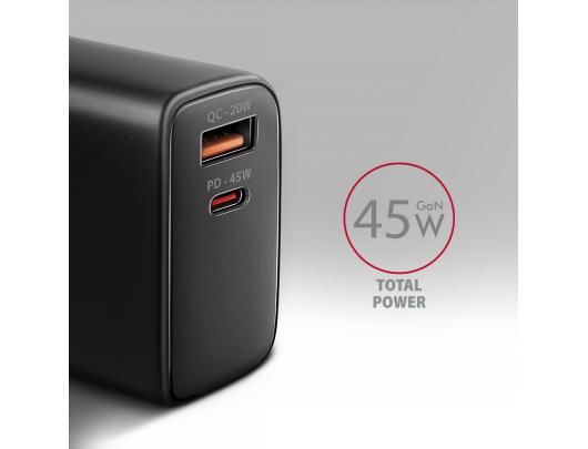 Įkroviklis AXAGON ACU-PQ45 45W