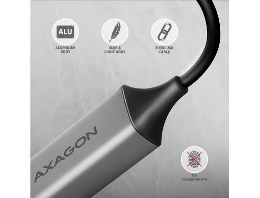 Adapteris AXAGON ADE-TXCA, USB 3.2 Gen 1 Gigabit Ethernet, Nintendo Switch palaikymas, USB C-A redukcija