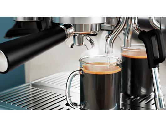 Kavos aparatas Philips PSA3218/10 Barista Brew, pusiau automatinis, 15 barų pompos slėgis, integruotas pieno putų plakiklis, 1350 W, juodas