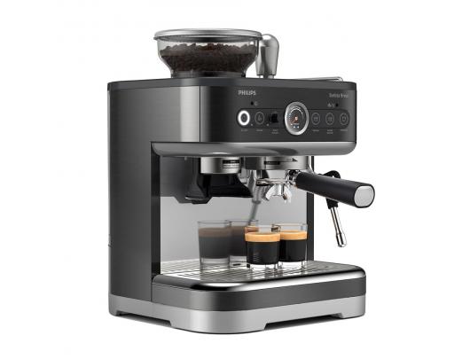 Kavos aparatas Philips PSA3218/10 Barista Brew, pusiau automatinis, 15 barų pompos slėgis, integruotas pieno putų plakiklis, 1350 W, juodas