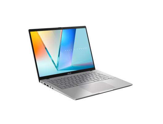 Nešiojamas kompiuteris Asus Vivobook S14, IPS, WUXGA, Intel Core i5-13420H, 16GB DDR5, 512GB SSD, Intel UHD Graphics, Windows 11 Home, Bluetooth 5.3, apšviesta klaviatūra, sidabrinis