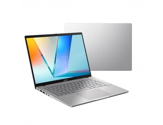 Nešiojamas kompiuteris Asus Vivobook S14, IPS, WUXGA, Intel Core i5-13420H, 16GB DDR5, 512GB SSD, Intel UHD Graphics, Windows 11 Home, Bluetooth 5.3, apšviesta klaviatūra, sidabrinis