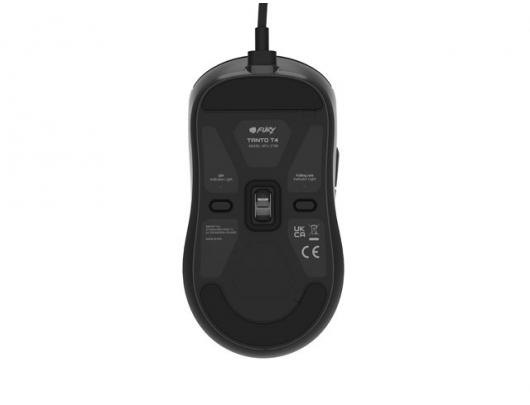 Pelė Fury Tanto T4, laidinė, USB, juoda