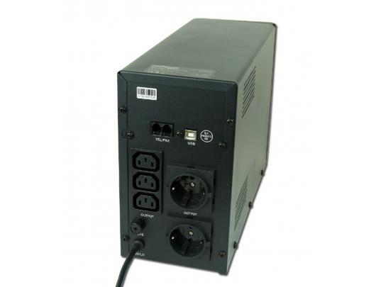 Nepertraukiamo maitinimo šaltinis UPS EnerGenie EG-UPS-034 1500 VA juoda