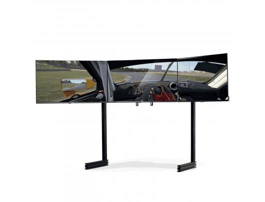Stovas Next Level Racing ELITE Free Standing Triple Monitor Stand, visiškai reguliuojamas ir pritaikomas, 21-43", juodas