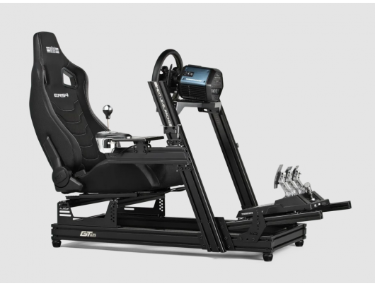 Kėdė Next Level Racing ERS4 Elite Fabric & SimAero Mesh Edition, atlošiama, juoda