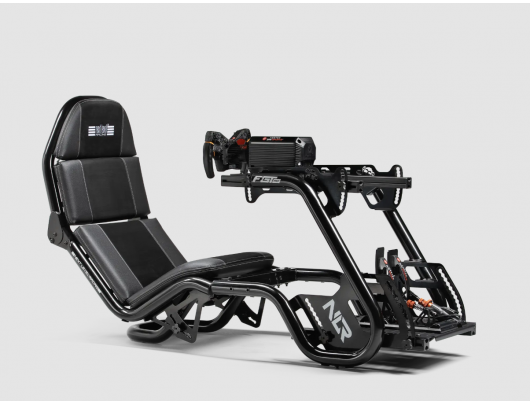 Lenktynių simuliatoriaus kabina Next Level Racing F-GT Pro Formula ir GT Black Edition, juoda