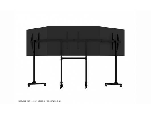 Stovas Next Level Racing Free Standing Triple Monitor, 3x32-65", maksimalus svoris 70 kg, juodas
