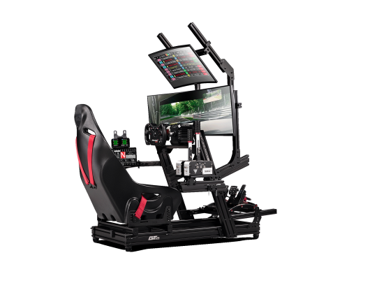 Lenktynių simuliatoriaus kabinos rėmas Next Level Racing GTLite Front & Side Mount Edition, juodas