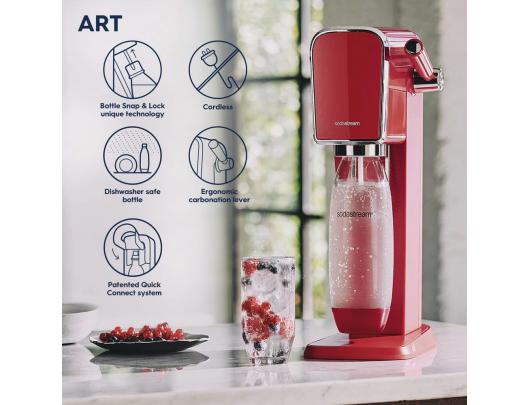 Gazuoto vandens aparatas SodaStream Art Raudona
