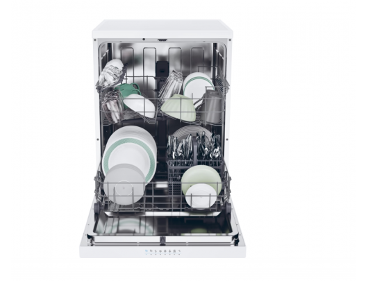Indaplovė Candy RapidÓ CF 3C7F0W, plotis 60 cm, aukštis 85 cm, klasė C, Eco programa, talpa 13, Wi-Fi, Bluetooth, balta.