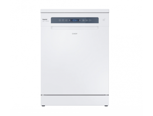 Indaplovė Candy RapidÓ CF 3C7F0W, plotis 60 cm, aukštis 85 cm, klasė C, Eco programa, talpa 13, Wi-Fi, Bluetooth, balta.