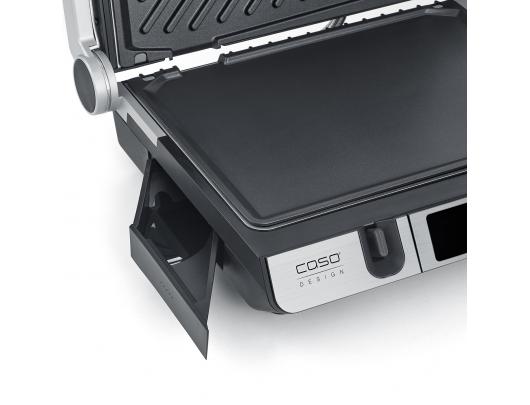 Elektrinis grilis Caso SteakMaster Pro, 2000 W, nerūdijančio plieno/juodas