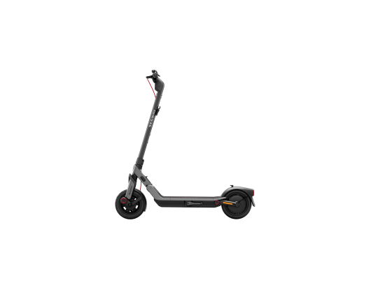 Elektrinis paspirtukas Segway E3 Pro E, 800 W, iki 25 km/h, 10", sidabrinis ir pilkas.