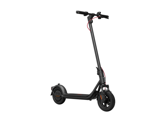 Elektrinis paspirtukas Segway F2 Pro E II, 900 W, iki 25 km/h, 10", juodas ir raudonas.