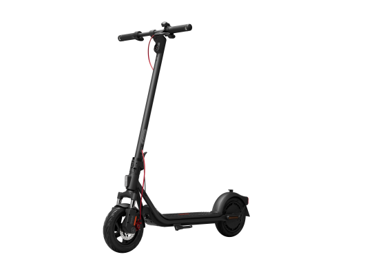 Elektrinis paspirtukas Segway F2 Pro E II, 900 W, iki 25 km/h, 10", juodas ir raudonas.
