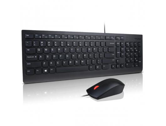 Klaviatūra ir pelė Lenovo Essential Laidinė AI JAV Anglų su Euro simboliu 103P