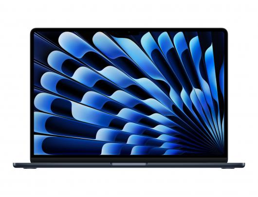 Nešiojamas kompiuteris Apple MacBook Air 15", 2880x1864, M4, 16GB, 256GB SSD, 10 branduolių CPU/GPU, macOS, 802.11ax, BT 5.0, rusų klaviatūra, apšvietimas, 12 mėn. garantija, tamsiai mėlynas.