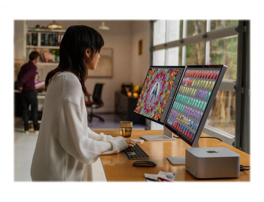 Apple Studio Display, 27", 5K 5120x2880, 600 cd/m², Thunderbolt 3, 96W, aukščio ir pasvirimo reguliavimas, garsiakalbiai su žemų dažnių garsiakalbiu