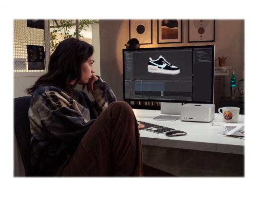 Apple Studio Display, 27", 5K 5120x2880, 600 cd/m², Thunderbolt 3, 96W, aukščio ir pasvirimo reguliavimas, garsiakalbiai su žemų dažnių garsiakalbiu