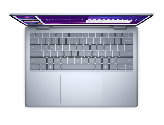 Nešiojamas kompiuteris Dell Plus 2in1 14, jutiklinis ekranas, FHD+, Intel Core Ultra 7, 16GB, 512GB, Intel Arc Graphics, Windows 11 Pro, klaviatūra su apšvietimu, ledo mėlynas.