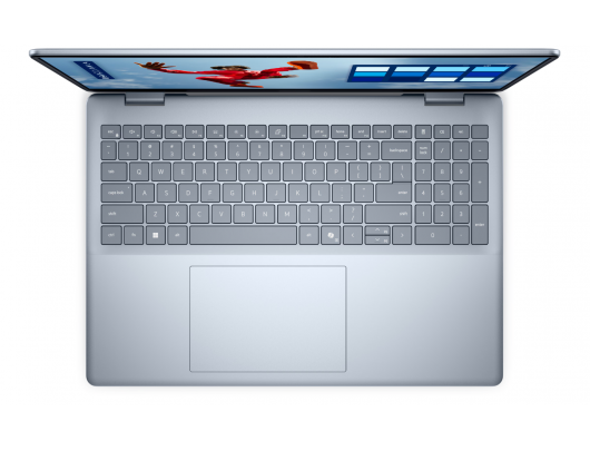 Nešiojamas kompiuteris Dell Plus 16, 16", 2.5K, Intel Core Ultra 7, 16GB, 512GB SSD, Intel Arc Graphics, Windows 11 Pro, klaviatūra su apšvietimu, ledo mėlynas.