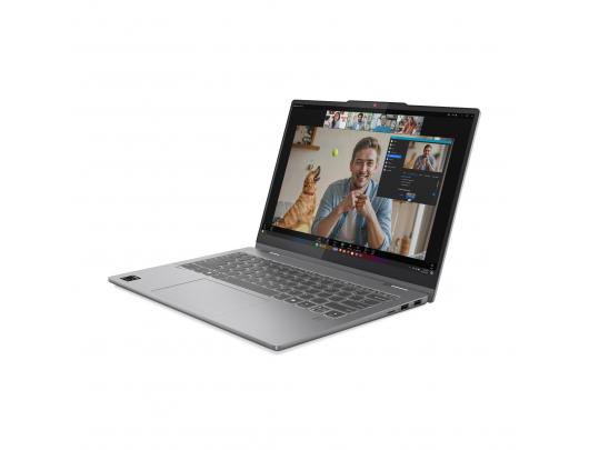Nešiojamas kompiuteris Lenovo IdeaPad 5, 2-in-1, OLED, jutiklinis ekranas, WUXGA, Snapdragon X, 16GB, 512GB SSD, Windows 11 Home, Bluetooth 5.4, apšviesta klaviatūra, Luna pilkas.