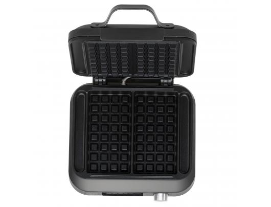 Vaflinė Adler AD 3087, su LED ekranu, 2200 W, 2 kepiniai, Belgija, juoda