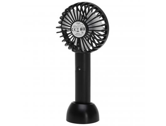 Ventiliatorius Adler AD 7338, mini USB, 3 greičiai, juodas
