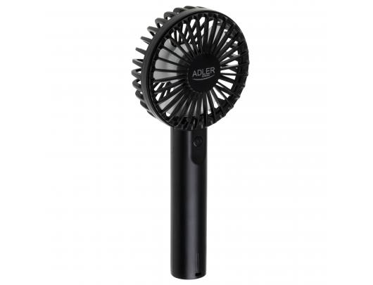 Ventiliatorius Adler AD 7338, mini USB, 3 greičiai, juodas