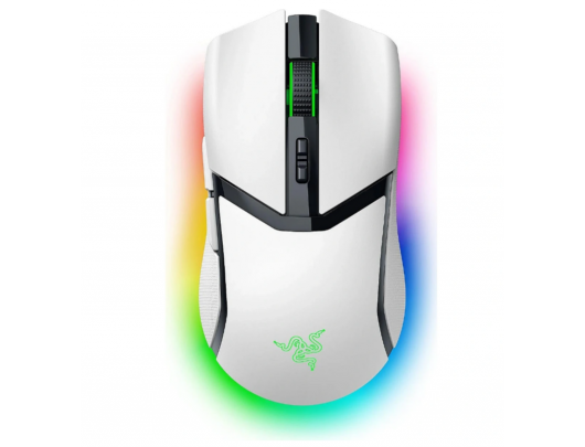 Pelė Razer Cobra Pro, belaidė/su laidu, 2.4 GHz, USB-C, balta