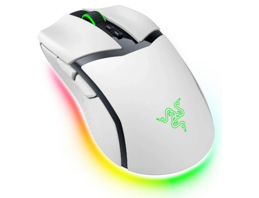 Pelė Razer Cobra Pro, belaidė/su laidu, 2.4 GHz, USB-C, balta
