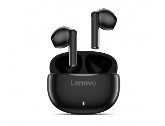 Ausinės Lenovo E310, įmontuotas mikrofonas, Bluetooth, juodos.
