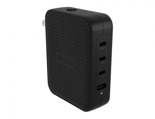 Įkroviklis Hyper HyperJuice 145W USB-C GaN, su 4 jungtimis, juodas
