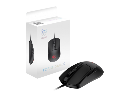 Pelė MSI FORGE GM100, laidinė, USB 2.0