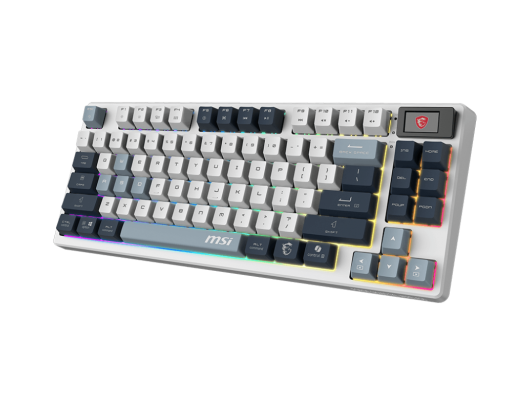 Klaviatūra MSI FORGE GK600 TKL, belaidė, mechaninė, linijinė