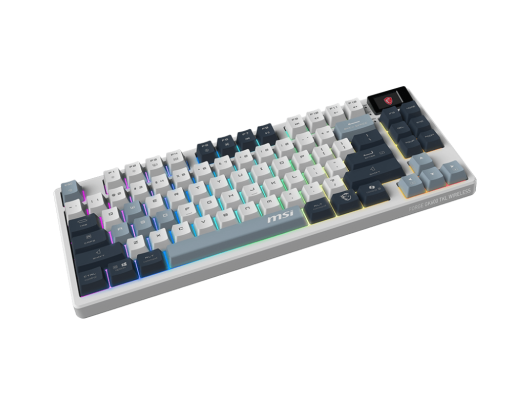Klaviatūra MSI FORGE GK600 TKL, belaidė, mechaninė, linijinė