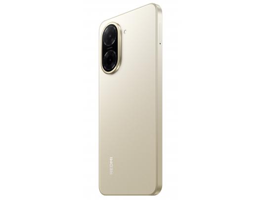 Telefonas Xiaomi Redmi A5, 6.88" LCD, Unisoc T7250, RAM 3GB, 64GB, MicroSD, Dual SIM, 4G, kamera 32 MP, Android 15, 5200 mAh, smėlio auksinė.