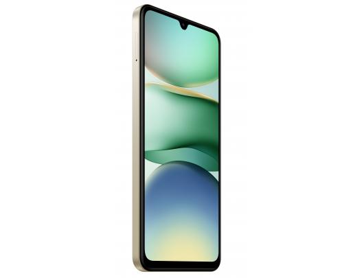 Telefonas Xiaomi Redmi A5, 6.88" LCD, Unisoc T7250, RAM 3GB, 64GB, MicroSD, Dual SIM, 4G, kamera 32 MP, Android 15, 5200 mAh, smėlio auksinė.