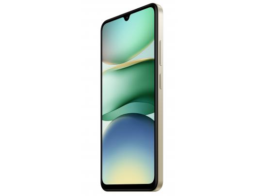 Telefonas Xiaomi Redmi A5, 6.88" LCD, Unisoc T7250, RAM 3GB, 64GB, MicroSD, Dual SIM, 4G, kamera 32 MP, Android 15, 5200 mAh, smėlio auksinė.