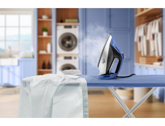 Lygintuvas ETA Chloe ETA227690000, 2600 W, nuolatinis garas 40 g/min, vandens talpa 350 ml, sidabrinis/mėlynas.