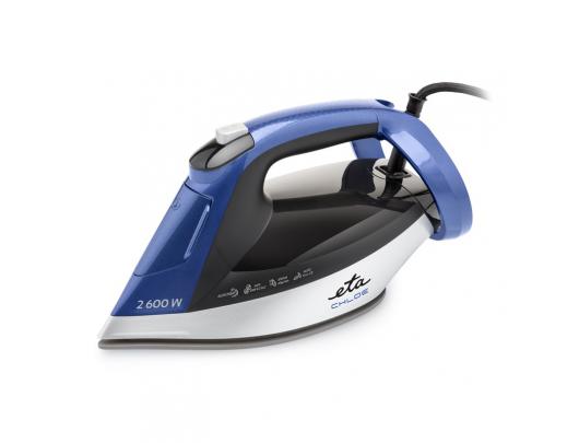 Lygintuvas ETA Chloe ETA227690000, 2600 W, nuolatinis garas 40 g/min, vandens talpa 350 ml, sidabrinis/mėlynas.